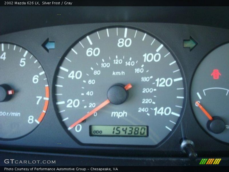 Silver Frost / Gray 2002 Mazda 626 LX