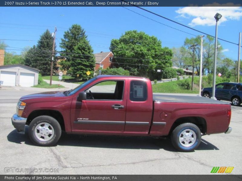 Deep Crimson Red Metallic / Ebony 2007 Isuzu i-Series Truck i-370 LS Extended Cab
