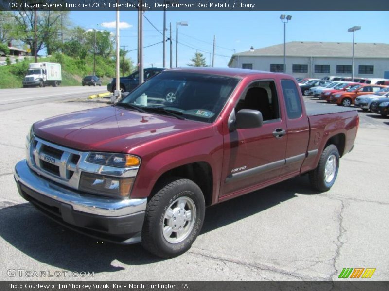 Deep Crimson Red Metallic / Ebony 2007 Isuzu i-Series Truck i-370 LS Extended Cab