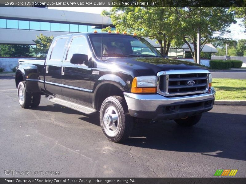 Black / Medium Prairie Tan 1999 Ford F350 Super Duty Lariat Crew Cab 4x4 Dually