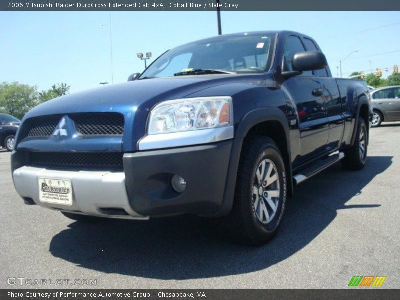 Cobalt Blue / Slate Gray 2006 Mitsubishi Raider DuroCross Extended Cab 4x4
