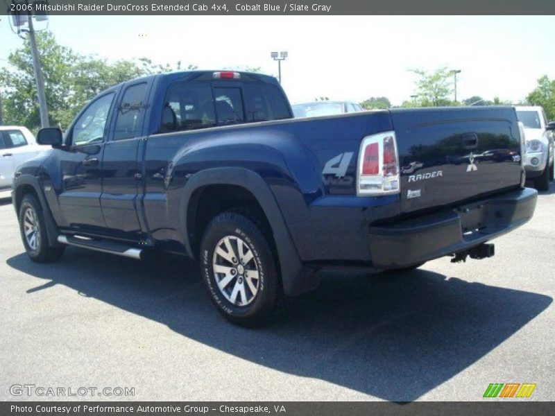 Cobalt Blue / Slate Gray 2006 Mitsubishi Raider DuroCross Extended Cab 4x4