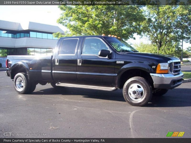 Black / Medium Prairie Tan 1999 Ford F350 Super Duty Lariat Crew Cab 4x4 Dually