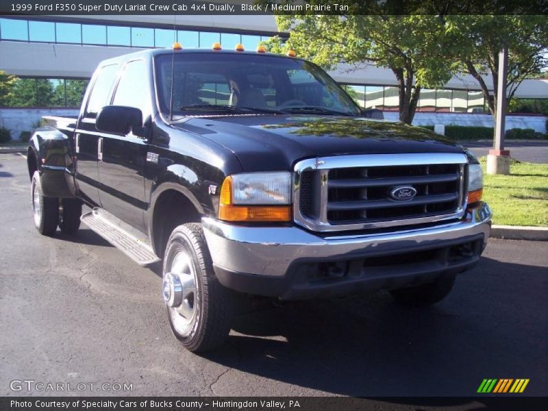 Black / Medium Prairie Tan 1999 Ford F350 Super Duty Lariat Crew Cab 4x4 Dually