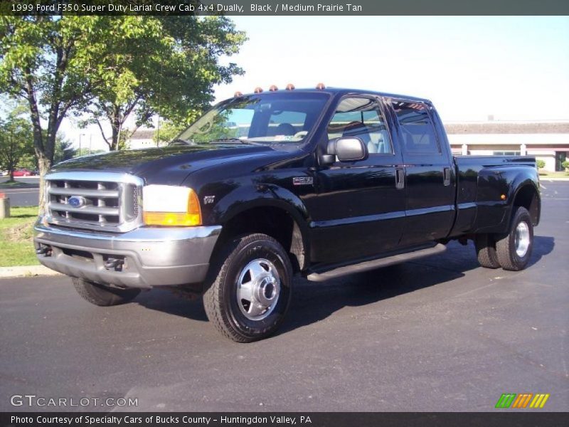 Black / Medium Prairie Tan 1999 Ford F350 Super Duty Lariat Crew Cab 4x4 Dually