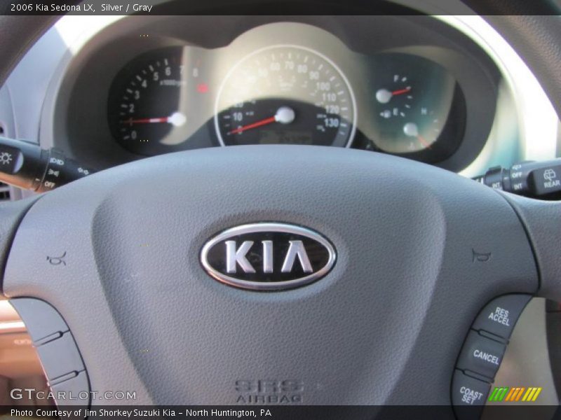 Silver / Gray 2006 Kia Sedona LX