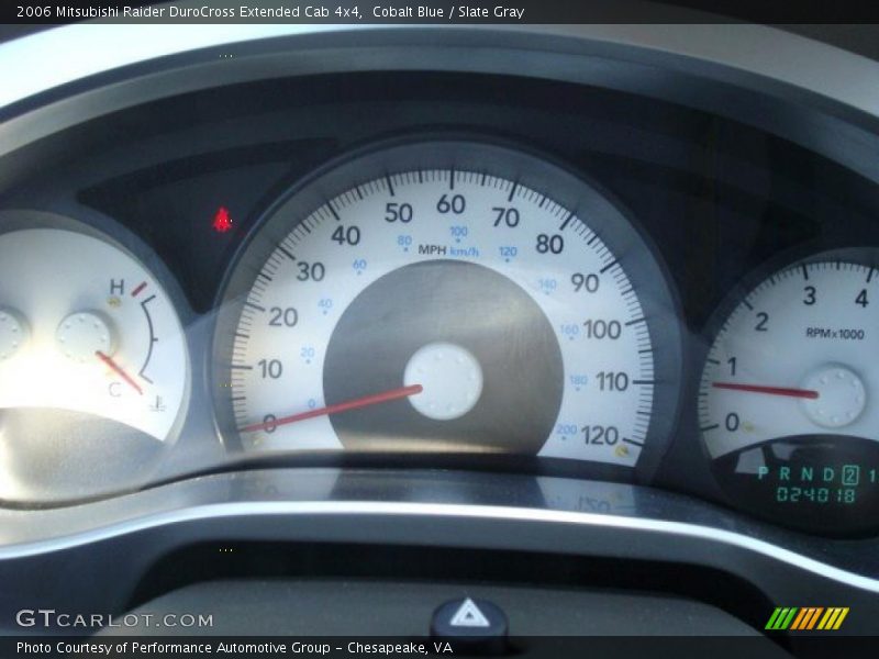 Cobalt Blue / Slate Gray 2006 Mitsubishi Raider DuroCross Extended Cab 4x4