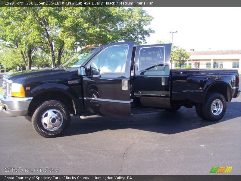 Black / Medium Prairie Tan 1999 Ford F350 Super Duty Lariat Crew Cab 4x4 Dually