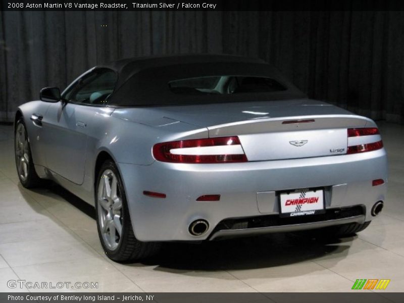 Titanium Silver / Falcon Grey 2008 Aston Martin V8 Vantage Roadster