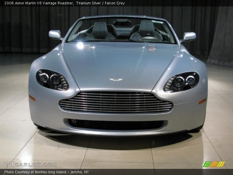 Titanium Silver / Falcon Grey 2008 Aston Martin V8 Vantage Roadster
