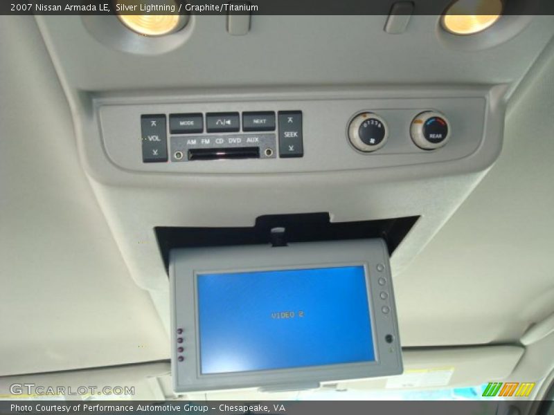 Silver Lightning / Graphite/Titanium 2007 Nissan Armada LE