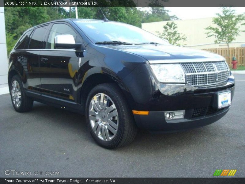 Black Clearcoat / Charcoal Black 2008 Lincoln MKX