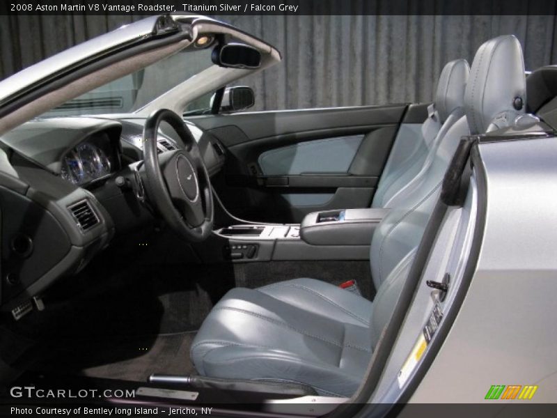 Titanium Silver / Falcon Grey 2008 Aston Martin V8 Vantage Roadster
