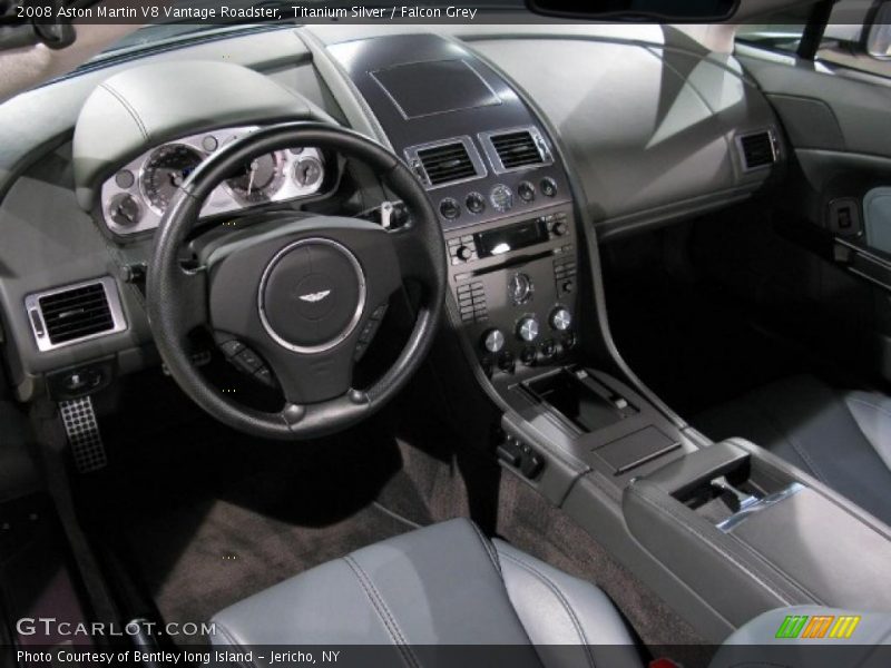 Titanium Silver / Falcon Grey 2008 Aston Martin V8 Vantage Roadster