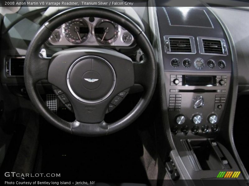 Titanium Silver / Falcon Grey 2008 Aston Martin V8 Vantage Roadster