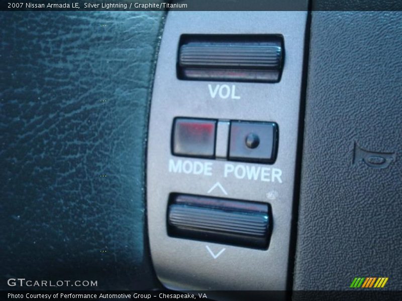 Silver Lightning / Graphite/Titanium 2007 Nissan Armada LE