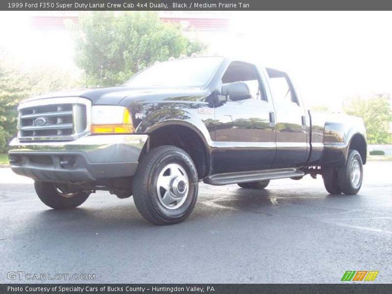 Black / Medium Prairie Tan 1999 Ford F350 Super Duty Lariat Crew Cab 4x4 Dually