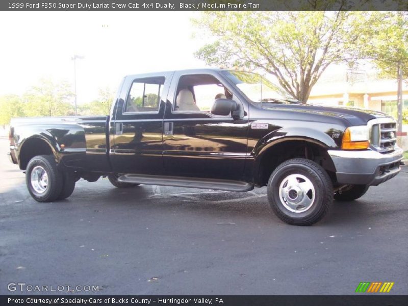 Black / Medium Prairie Tan 1999 Ford F350 Super Duty Lariat Crew Cab 4x4 Dually