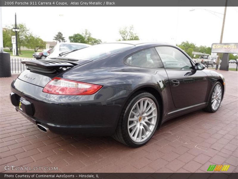 Atlas Grey Metallic / Black 2006 Porsche 911 Carrera 4 Coupe