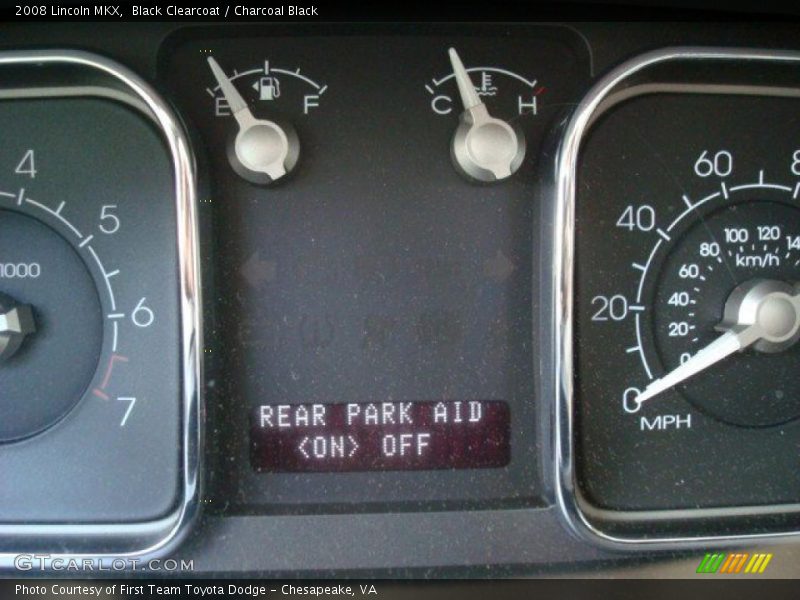Black Clearcoat / Charcoal Black 2008 Lincoln MKX