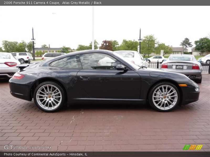 Atlas Grey Metallic / Black 2006 Porsche 911 Carrera 4 Coupe