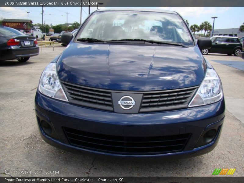 Blue Onyx / Charcoal 2009 Nissan Versa 1.6 Sedan