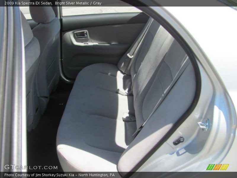 Bright Silver Metallic / Gray 2009 Kia Spectra EX Sedan