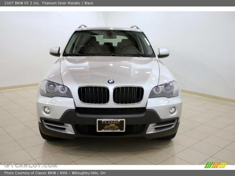 Titanium Silver Metallic / Black 2007 BMW X5 3.0si