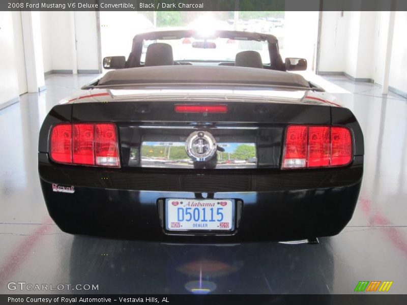 Black / Dark Charcoal 2008 Ford Mustang V6 Deluxe Convertible