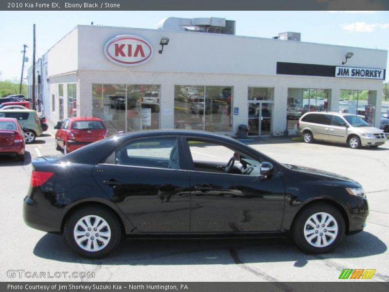 Ebony Black / Stone 2010 Kia Forte EX