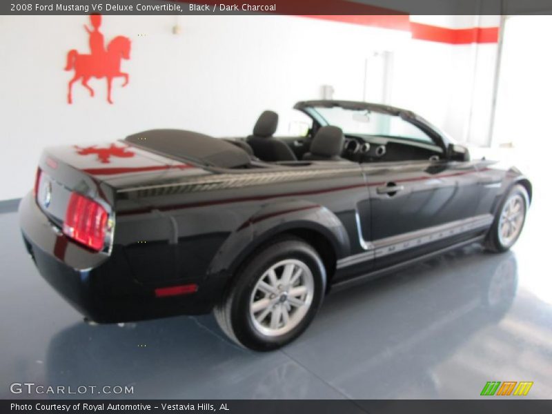 Black / Dark Charcoal 2008 Ford Mustang V6 Deluxe Convertible