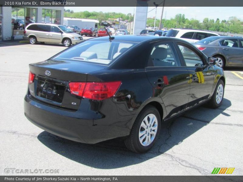 Ebony Black / Stone 2010 Kia Forte EX