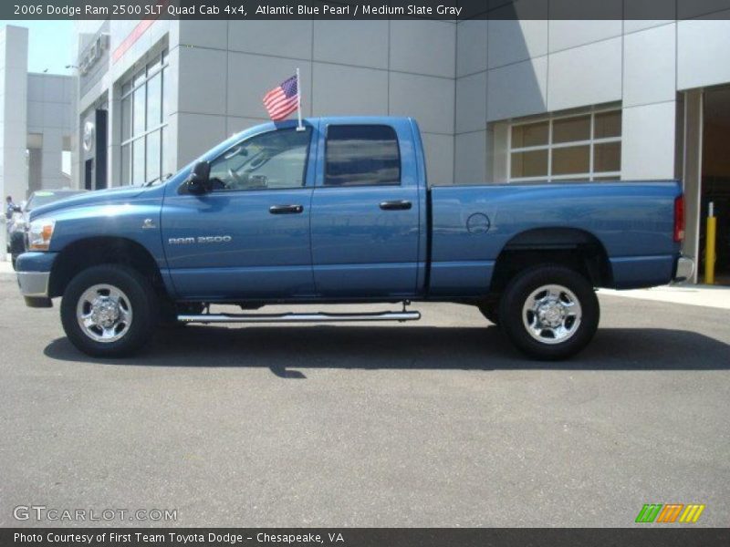 Atlantic Blue Pearl / Medium Slate Gray 2006 Dodge Ram 2500 SLT Quad Cab 4x4