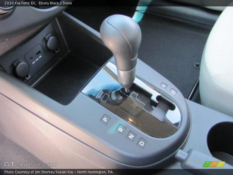 Ebony Black / Stone 2010 Kia Forte EX