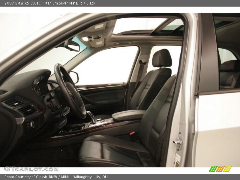 Titanium Silver Metallic / Black 2007 BMW X5 3.0si