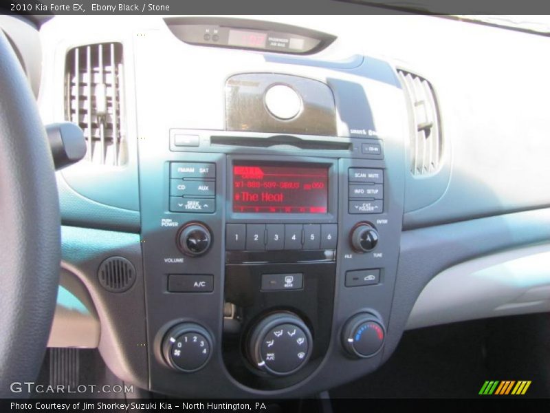 Ebony Black / Stone 2010 Kia Forte EX