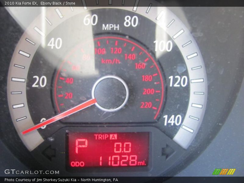 Ebony Black / Stone 2010 Kia Forte EX