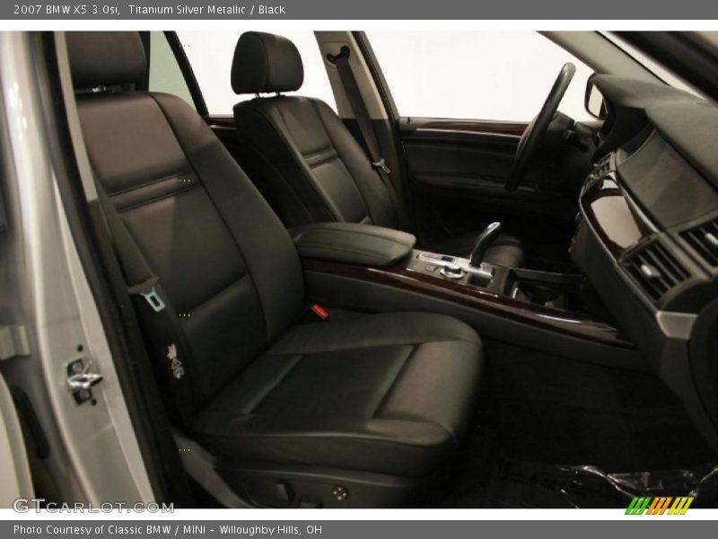 Titanium Silver Metallic / Black 2007 BMW X5 3.0si
