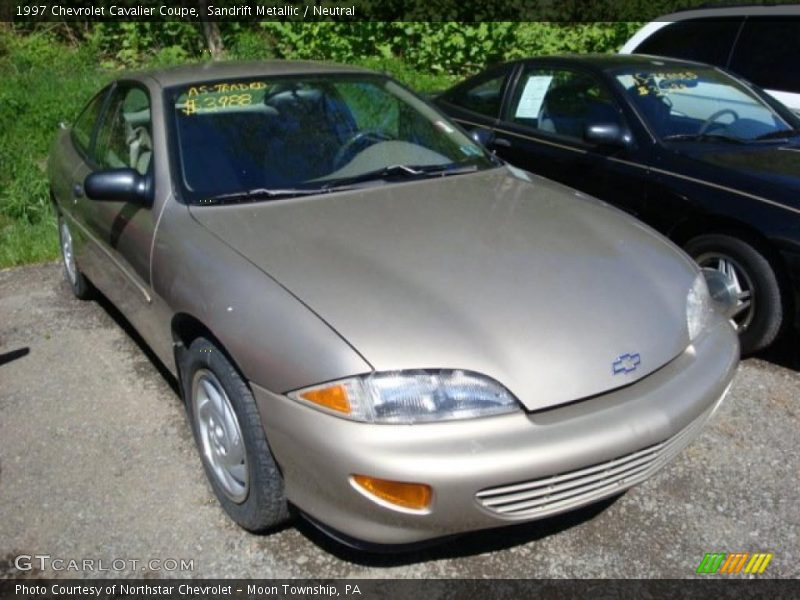 Sandrift Metallic / Neutral 1997 Chevrolet Cavalier Coupe