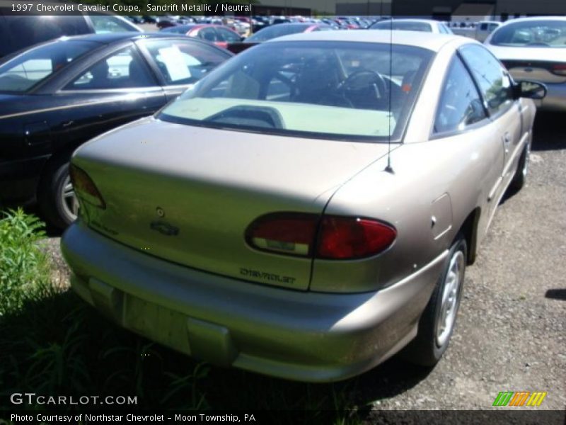 Sandrift Metallic / Neutral 1997 Chevrolet Cavalier Coupe