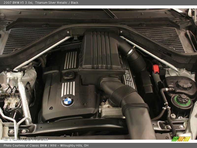 Titanium Silver Metallic / Black 2007 BMW X5 3.0si