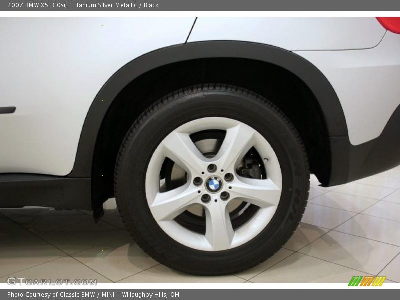 Titanium Silver Metallic / Black 2007 BMW X5 3.0si