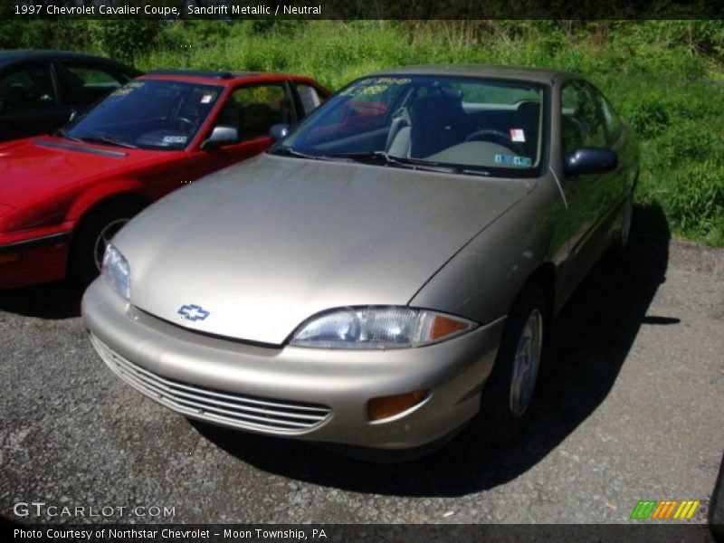 Sandrift Metallic / Neutral 1997 Chevrolet Cavalier Coupe
