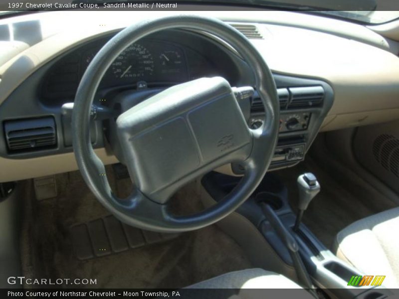 Sandrift Metallic / Neutral 1997 Chevrolet Cavalier Coupe