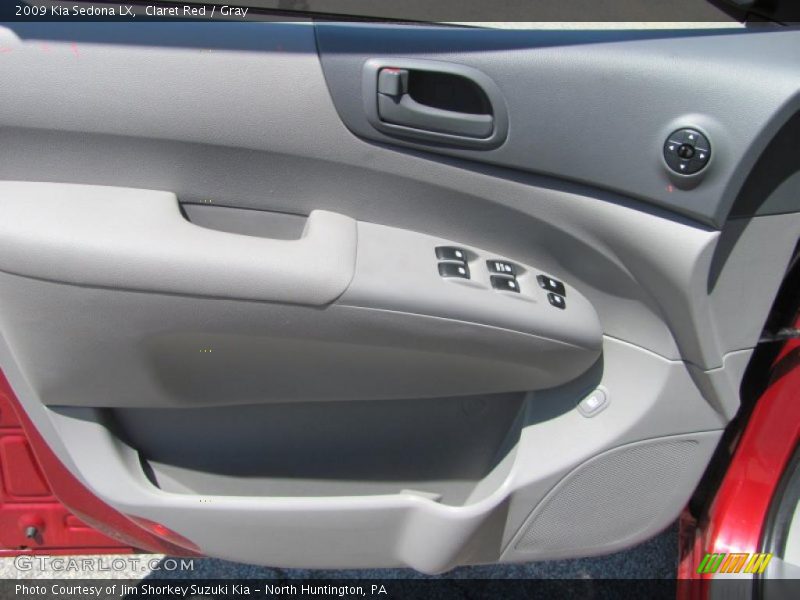 Claret Red / Gray 2009 Kia Sedona LX