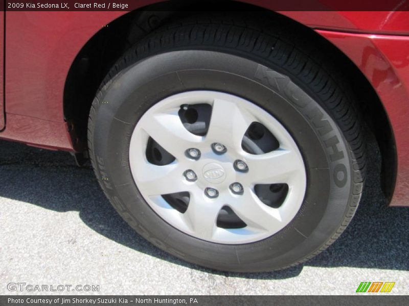 Claret Red / Beige 2009 Kia Sedona LX