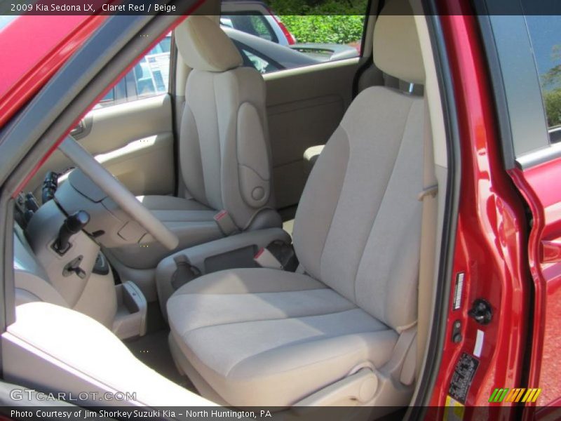 Claret Red / Beige 2009 Kia Sedona LX