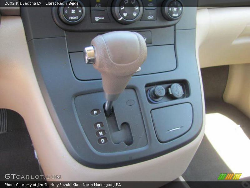 Claret Red / Beige 2009 Kia Sedona LX