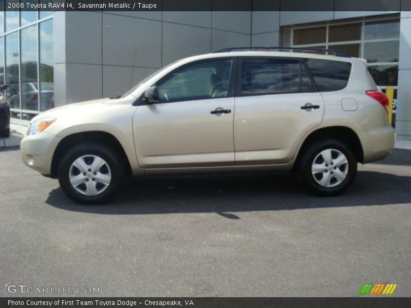 Savannah Metallic / Taupe 2008 Toyota RAV4 I4