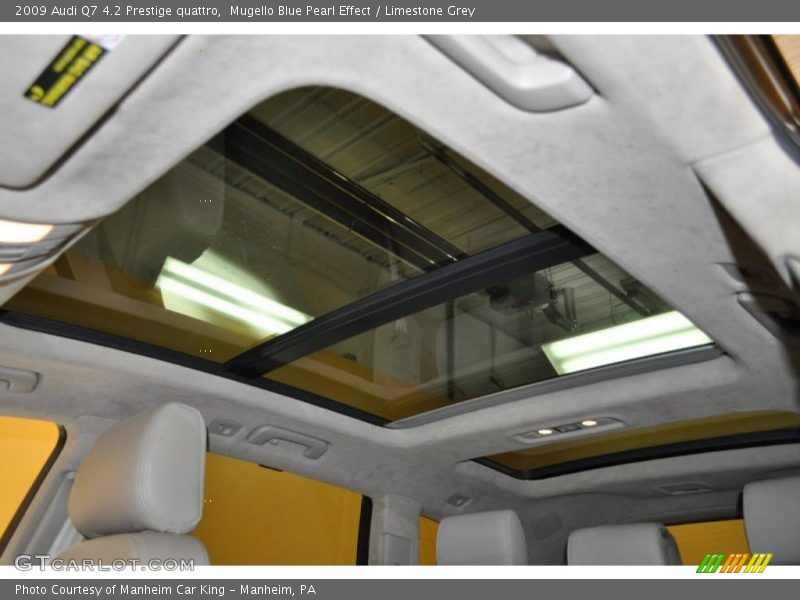 Mugello Blue Pearl Effect / Limestone Grey 2009 Audi Q7 4.2 Prestige quattro